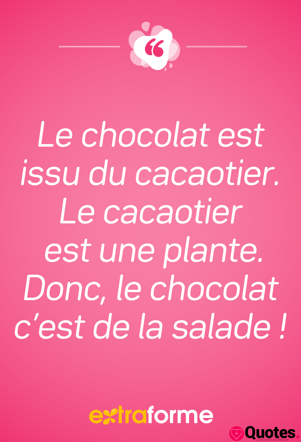 +28 love is hard quotes : Le chocolat est issu du cacaotier. Le cacaotier es... - Love Quotes ...