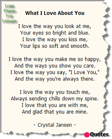 Poems him for love www 20 Absolutely
