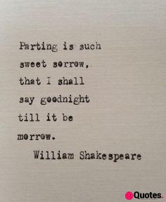 William Shakespeare Romeo and Juliet quote typed on typewriter - unique gift